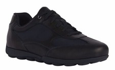 GEOX Snake 2.0 Men's Black Low-cut Metropolitan-style Sneaker U45GXC04311C9999