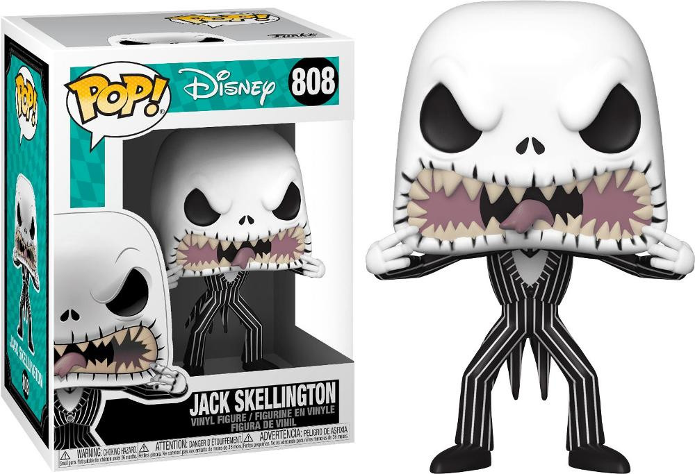 Nightmare Before Christmas Jack Skellington Scary Face Pop! Funko vinyl figure