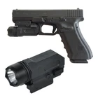QD Led Flashlight for Glock 17 19 20 21 22 23 Pistols with 20mm Picatinny Rail