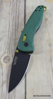 SOG AEGIS AT MK3 FOREST+MOSS ASSISTED OPEN POCKET KNIFE POCKET CLIP RAZOR SHARP 