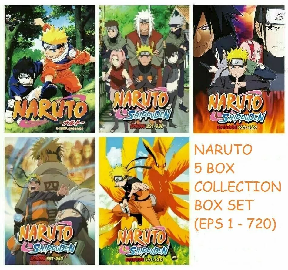 DVD ANIME NARUTO SHIPPUDEN Vol.541-620 ENGLISH DUBBED (BOX 4) Region All