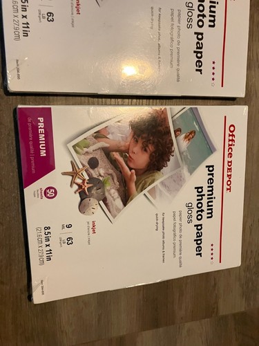 Lot of 2 Office Depot Professional Gloss Photo Paper 8.5x11 50 Sheets - 第 3/4 張圖片
