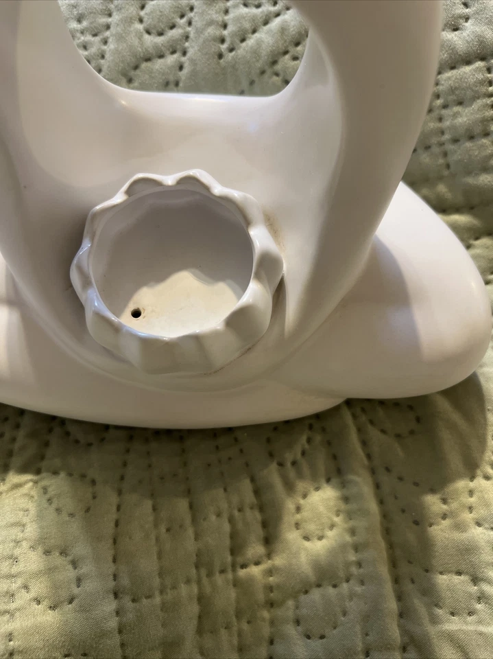  Partylite  Meditation Tealight Holder White Buddha Zen 9 Inches - Photo 4/4