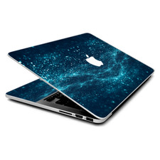 Skin Wrap for MacBook Pro 15 inch Retina, blue nebula meteor shower
