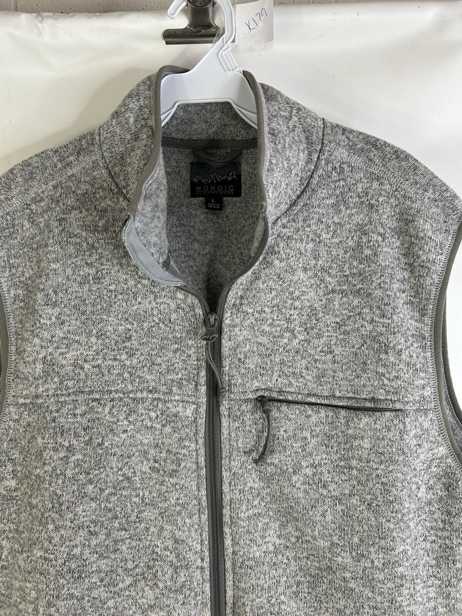 【J.Crew】NORDIC POLARTEC®Vest J. Crew Mens Large Nordic Vest in Polartec Jacket AD167 | eBay
