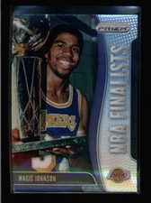 MAGIC JOHNSON 2019/20  PANINI PRIZM #7 NBA FINALISTS SILVER PRIZM BA5252
