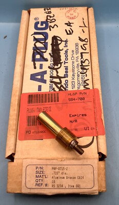 EXPANDO SEAL TOOLS PRP-0715-Z POP-A-PLUG KIT 0.715in DIA  BOX OF 10 SHIPS FREE