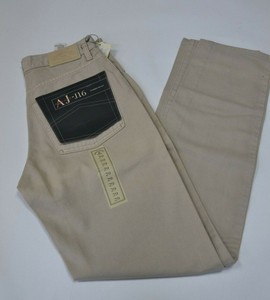 beige armani jeans