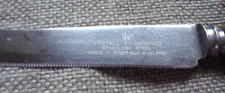 Vintage Set 4 Steak Knives Westall Richardson Sheffield England Bakelite Handles