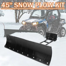 Snow Plow Adjustable 45" Steel Push Blade Universal Kit For Can-Am Honda ATV UTV