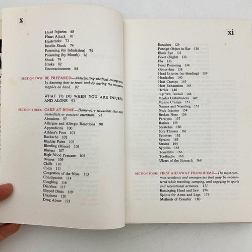 Emergency Handbook Peter Arnold Hardcover Book 1980 First‑Aid Manual Home - Picture 12 of 24