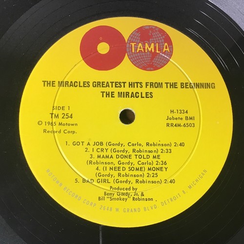 THE MIRACLES (Smokey Robinson)-Greatest Hits From The Beginning 2 LPS - Picture 6 of 9