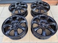 16" MINI ONE R56 GENUINE PARK LANE ALLOYS WHEELS RIMS NEWLY REFURBISHED BLACK