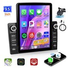 9.5" 2 Din Car Stereo Radio Apple Carplay Android Auto Touch Screen Vertical GPS