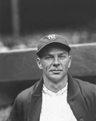 Cedric M Durst of the New York Yankees in 1929 Baseball Old Photo