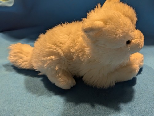 KATZE WEISS STOFFTIER KUSCHELTIER CAT - Bild 6 von 7