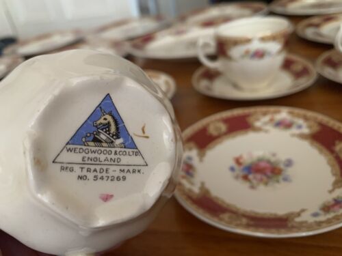 1936 Wedgwood and Co ‘Vincent’ 40 Piece Dinner Set - Extremely Rare - Picture 1 of 24
