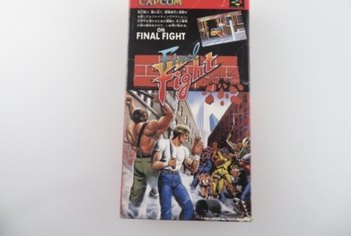 Nintendo Super Famicom Final Fight 1 SFC Japan w/box SHVC-FT