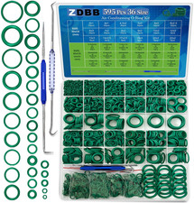 ZDBB 595 Pcs Automotive AC O-Rings Kit, SAE & Metric Green Seals