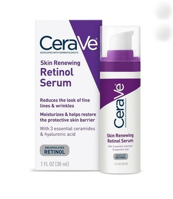 CeraVe Skin Renewing Retinol Serum Ceramides Hyaluronic Acid 1 fl oz