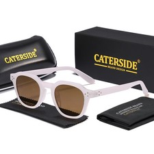 CATERSIDE Retro Polarisierte Sonnenbrille Für Herren, Ultraleichter Tr90-Rahmen
