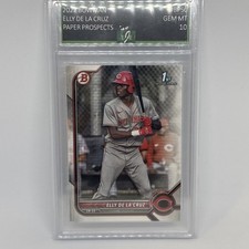 2022 Bowman 1st Paper Prospects Elly De La Cruz #BP50 Gem MT 10 RC Reds