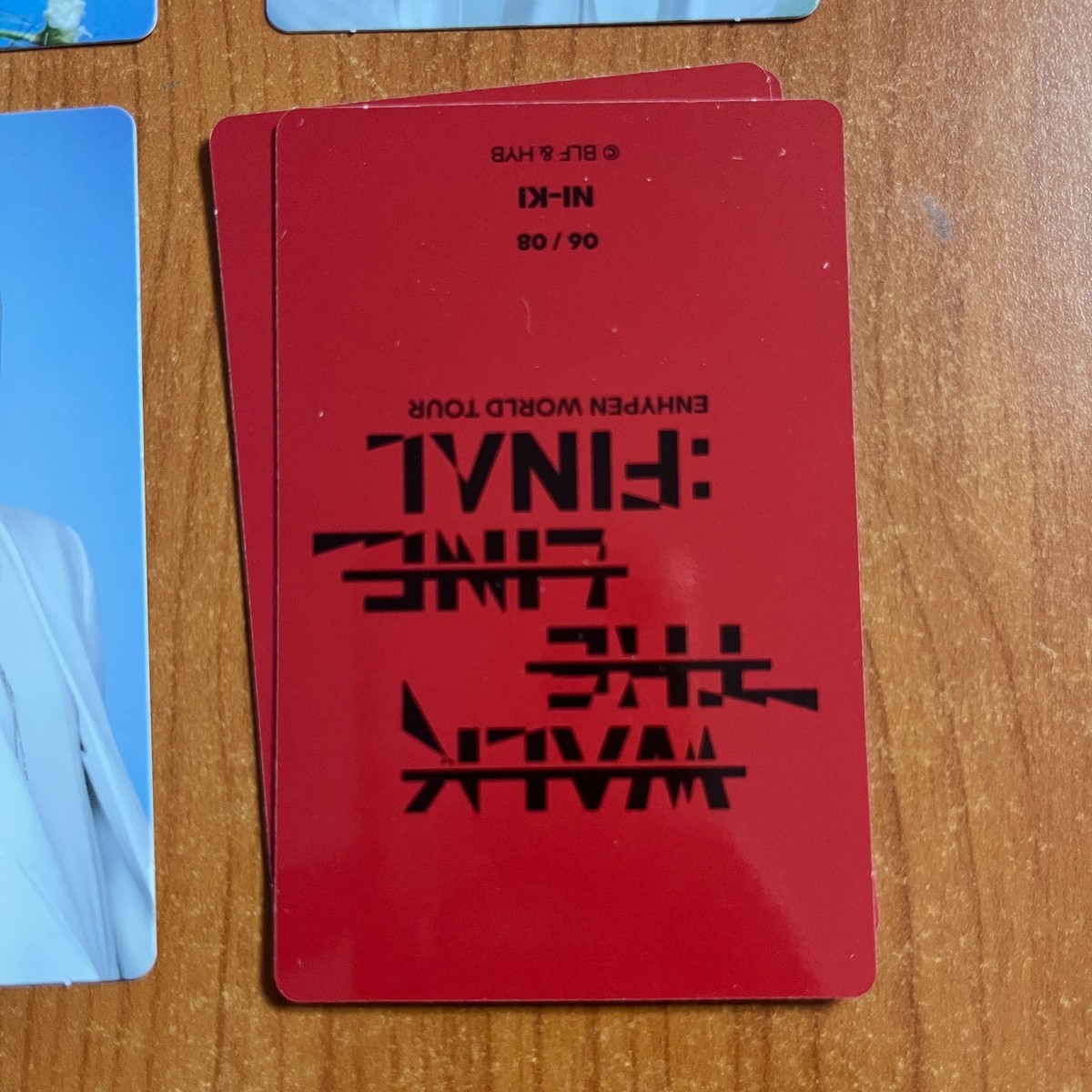NIKI ENHYPEN Trading Photocard World Tour Walk The Line : The