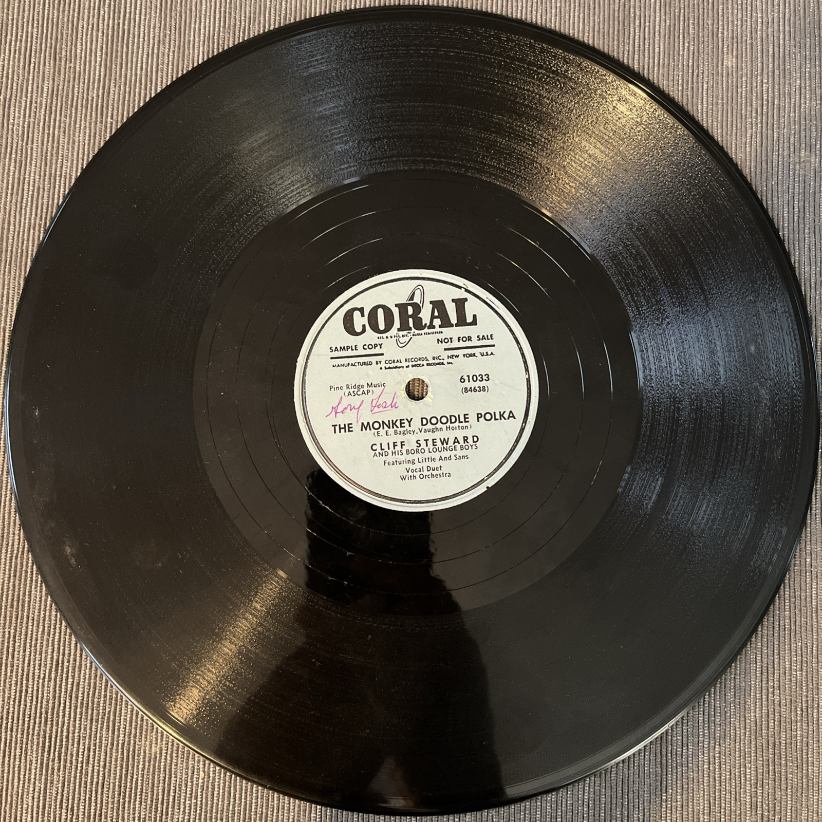 Cliff Steward Go Down To The Beach/monkey Doodle Polka Coral 6...