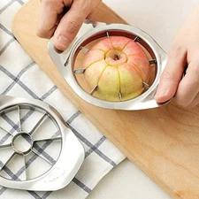 Apple Corer Stainless Steel Slicer Cutter Chopper Peeler Pear Fruit Easy Cut NEW