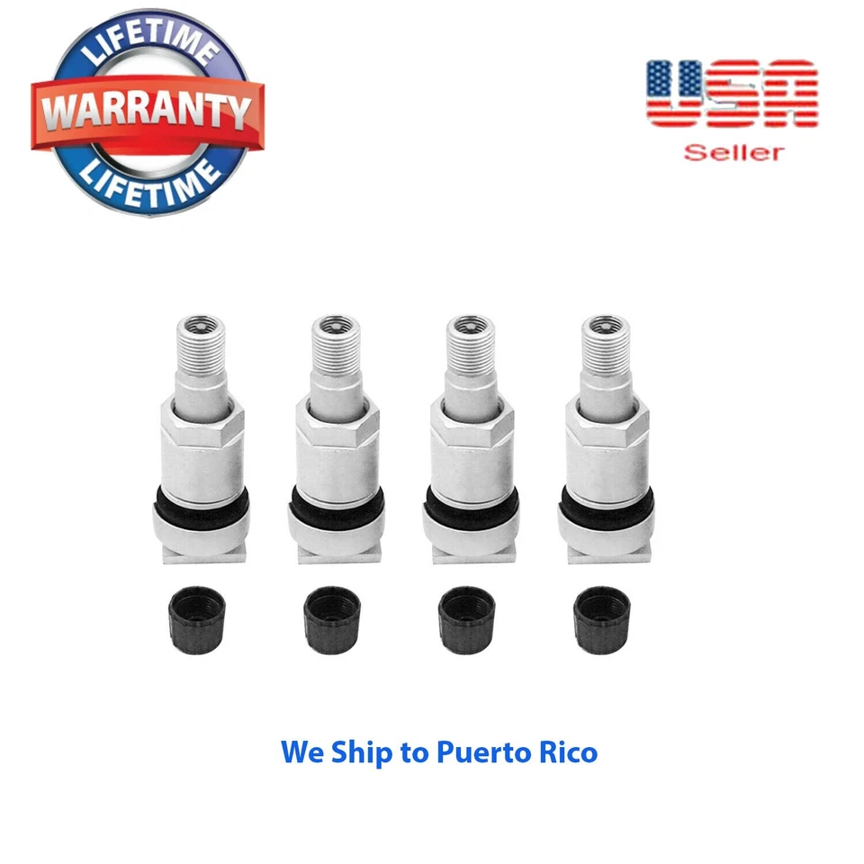 100 pcs TIRE PRESSURE TPMS VALVE STEM 20020 20013 COMPLETE KIT FIT DODGE JEEP - Image 2 of 3