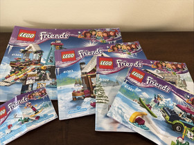 LEGO COMPLETE Friends Snow Resort Sets  42321, 41322, 41323, 41324 + BONUS 30402