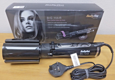 BaByliss Big Hair Rotierende Volumen Salon Föhnen Heißluftbürste 2885U OVP