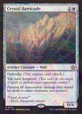 Foil Crystal Barricade - Foundations | MTG Card