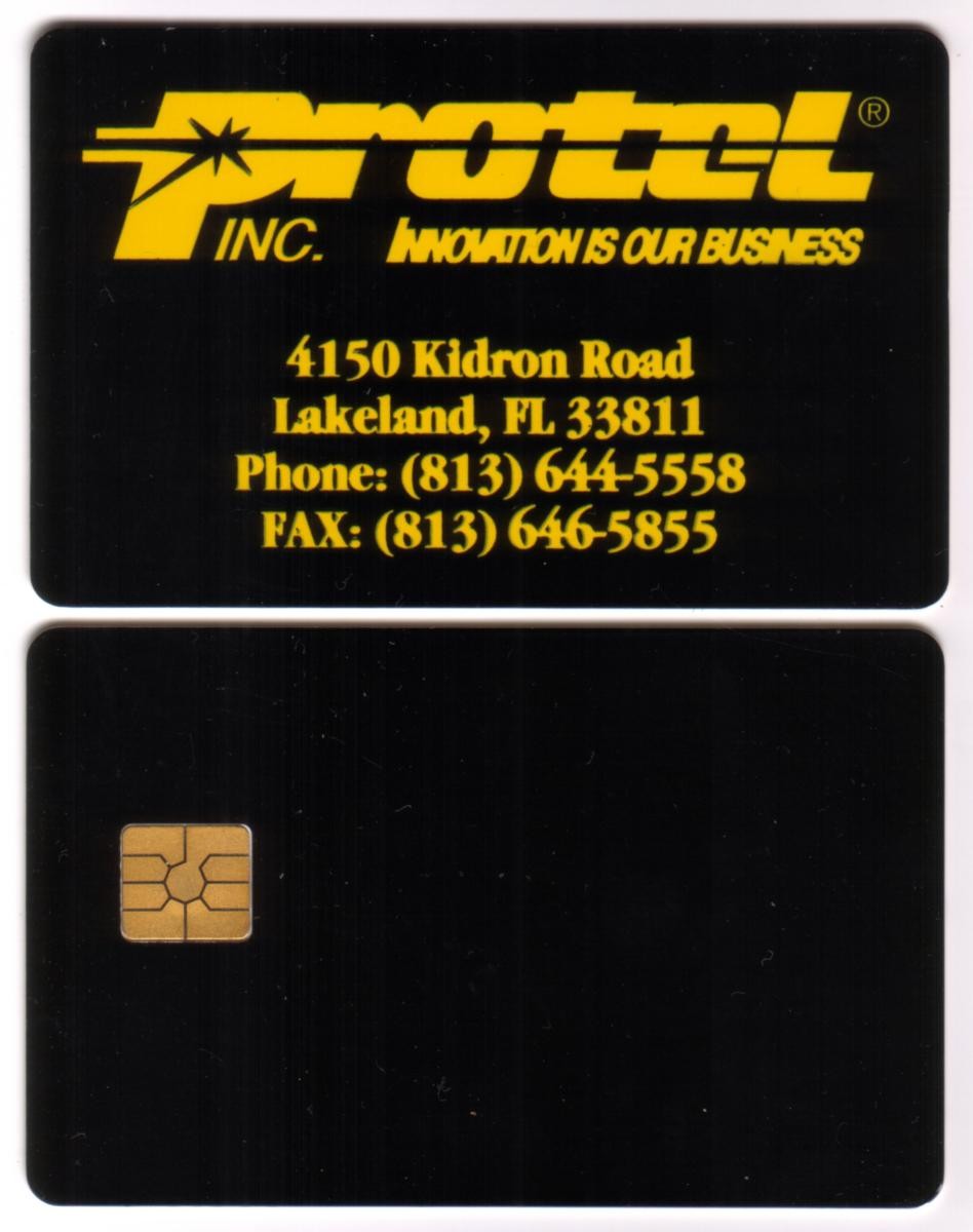 USA Belmont & Caribbean Black Demonstration Card (Yellow Text) USED Phone Card