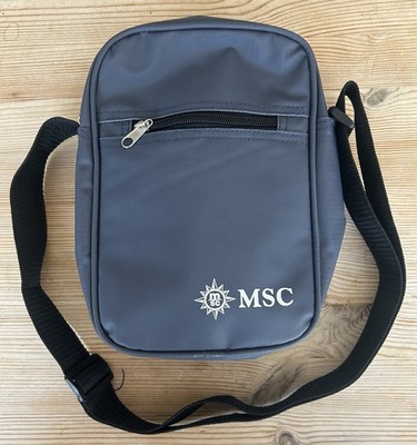 MSC CRUISE LINE Reisetasche blau grau, Reißverschluss. Polyester