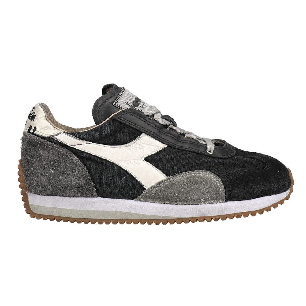 diadora Equip H Dirty Stone Wash Evo Lace Up  Mens Black, Gr