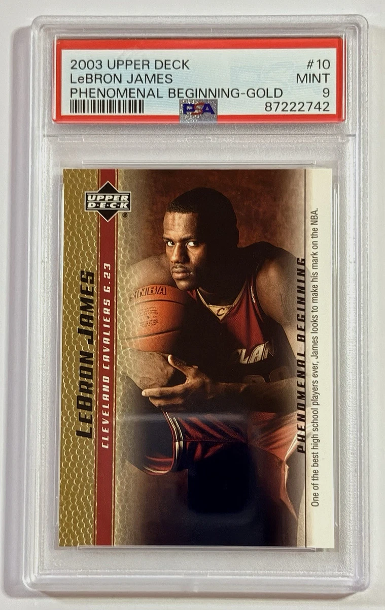 LeBron James Basketball Grade 9 Rookie Sports Trading Cards