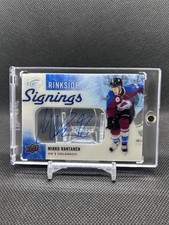2015-16 Ice RINKSIDE SIGNINGS Mikko Rantanen ROOKIE AUTO! WOW! HOT! STARS!