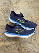 Brooks Mens Glycerin 19 1103561D443 Blue Running Shoes Size 10 D STAINS 