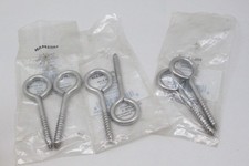 6 Pack Hillman 14 X 3-34 Stainless Steel Eye Screw Lot