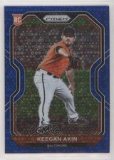 2021 Panini Prizm Blue Donut Circle Prizm 117/199 Keegan Akin #14 2qw