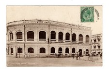 R331 Straits Settlements - Penang 1921 The Town Club - Postcard Used to Canada -