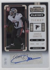 2022 Panini Contenders Rookie Playoff Ticket 36/99 Arnold Ebiketie #165 Auto rf2