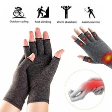 Arthritis Medical Gloves Compression Copper Pain Relief Hand Wrist Support Brace