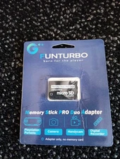 Psp Memory Stick Adapter, Funturbo Micro Sd To Memory Stick Pro Duo Ma
