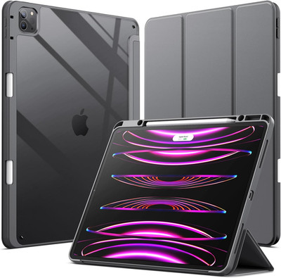 Jetech Hülle für Ipad Pro 12,9 Zoll (2022/2021/2020/2018) mit Stifthalter, 