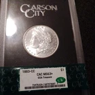 1883-CC- CAC Carson City Morgan Silver Dollar GSA Hoard MS 63+- for all interest