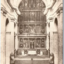 c1920s Madrid, Spain El Escorial Monastery Church Interior Altar Baroque A349