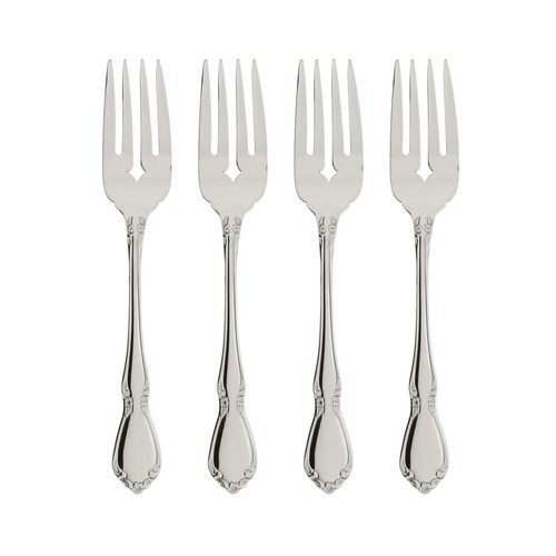Silverware Set, Chateau Fine Flatware 4-Piece Salad Forks Set, Service For 4,... - Picture 1 of 6