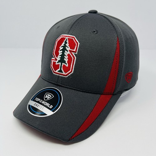 Top Of The World Stanford University NCAA Mens One Size Fit Hat Cap Red Gray NEW